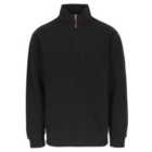 Herock Vigor Quarter Zip Sweatshirt Jumper Black - XL