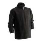 Herock Antalis Quarter Zip Fleece Sweatshirt Jumper Black - M
