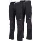 JCB Twin Pack Essential Cargo Work Trousers Black - 42R