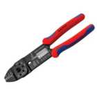 Knipex 97 21 215 SB Crimping Pliers for Insulated Terminals & Plug Connectors KPX9721215