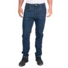 Iron Mountain Workwear Mens Stretch Denim Work Jeans, Denim Blue, 32W (29'' Short Leg)