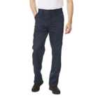 Iron Mountain Workwear Mens Classic Cargo Trousers with Knee Pad Pockets, Navy, 34W (31'' Regular Leg)