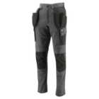 Caterpillar - Essentials Stretch Knee Pocket - Grey - Trousers - 34" L - 30" W