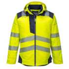 Portwest PW3 Hi-Vis Winter Jacket Yellow/Navy - S