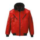 Portwest 4 in 1 Pilot Work Jacket Red - S