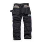 Toughgrit Trade Work Trousers With Holster Pockets Black - 40L