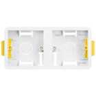 Vimark Dual 1 Gang Dry Lining Knockout Box - 35mm