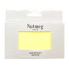 Nutmeg Yellow 100 Sheet Sticky Notes 76 x 127 per pack