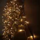 20m Multi Function Battery Operated Vintage Gold LED Fairy Lights Christmas Decorations with Timer