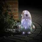 Ice white LED Multicolour Gonk Single Christmas light (H) 345mm