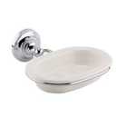 BC Designs Victrion Ceramic Soap Dish Chrome