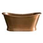 BC Designs 1500Mm Boat Bath - Antique Copper Outer/Antique Copper Inner Antique Copper