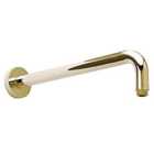 BC Designs Victrion Straight Wall Shower Arm Gold