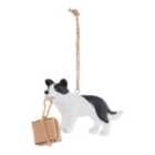 Refined classics Multicolour Dog with gift box Hanging decoration