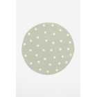 Tufted-spot cotton rug