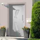 vidaXL Front Door White 108X208cm