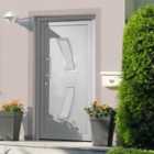 vidaXL Front Door White 98X208cm