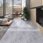 vidaXL Non Self-adhesive PVC Flooring Planks 5.26 M² 2mm Cement Grey