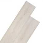 vidaXL Non Self-adhesive PVC Flooring Planks 5.26 M² 2mm Oak Classic White