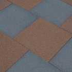 vidaXL Fall Protection Tiles 6 Pcs Rubber 50X50X3cm Grey