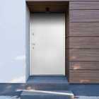 VidaXL Aluminium Front Door White 100X200cm