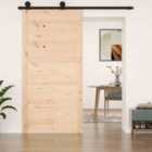 vidaXL Barn Door 100X1.8X204.5cm Solid Wood Pine