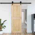 vidaXL Door 80X210cm Solid Wood Pine