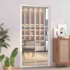 vidaXL Interior Door 102.5X201.5cm White ESG Glass And Aluminium