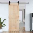 vidaXL Barn Door 85X210cm Solid Wood Pine