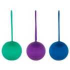 Historical twist Blue, green & purple Round Christmas bauble set, Pack of 6 (D) 60mm