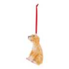 Refined classics Brown Dog Polyresin Hanging decoration