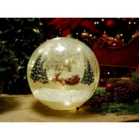 Santa Sleigh Crackle Ball - 15cm Diameter
