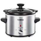 Tower T16020 Infinity 1.5L Silver Stainless Steel Slow Cooker