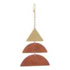 Shadow play Copper effect Circles & Triangles Metal Hanging decoration