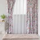 Serene Country Dream Secret Garden Curtains with Back Ties 168 x 183cm