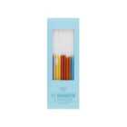 M&S Ombre Rainbow Birthday Candles 12 per pack
