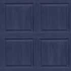 Arthouse Washed Panel Navy Blue Wallpaper