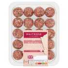 Waitrose British Rose Veal 20 Meatballs, 300g