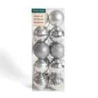 Set Of 20 Baubles - Silver