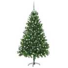 Berkfield Artificial Christmas Tree with LEDs&Ball Set 210 cm Green