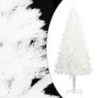 Berkfield Artificial Christmas Tree Lifelike Needles White 210 cm