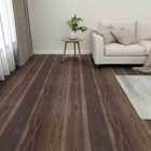 vidaXL Self-adhesive Flooring Planks 55 Pcs PVC 5.11 M² Dark Brown