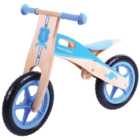 Bigjigs Toys Wooden Balance Bike Blue