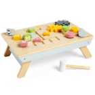 Bigjigs Toys FSC Wooden Tabletop Activity Bench Multicolour