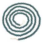 Blue Glitter effect Bead chain 2m