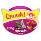 Whiskas Crunch Tasty Topping Adult Cat Treat Biscuits 100g