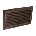 Securit Plastic Louvre Vent Brown (9in x 6in)