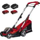 Einhell Power X-Change RASARRO 36/34 34cm Cordless Lawnmower with 2 x 3Ah Batteries and Charger