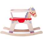 Bigjigs Toys Classic Rocking Horse Red