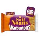 Warburtons Soft Naans 4 per pack